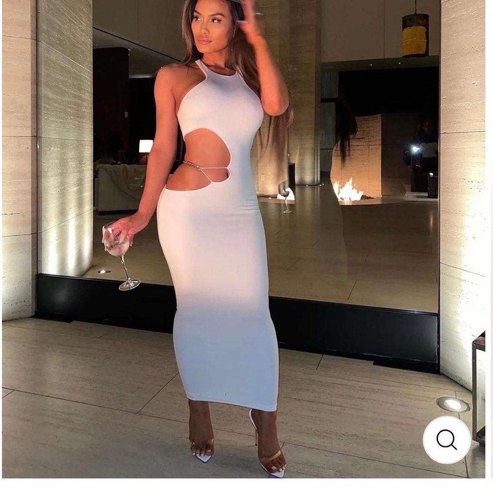 Hot Miami styles white dress